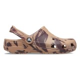 Saboți Crocs Classic Marbled Clog Maro - Cork/Multi