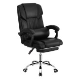 Cumpara ieftin Scaun birou piele ecologica neagra Arnaud 65x77x115 cm