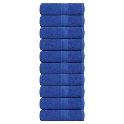 vidaXL Prosoape de baie 10 buc. FROGN Albastru 30x30 cm 100% bumbac foto