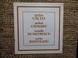 STEFAN CALTIA , MIHAI CISMARU , ZAMFIR DUMITRESCU , SORIN ILFOVEANU , EXPOZITIE COLECTIVA , CATALOG NOIEMBRIE 1977