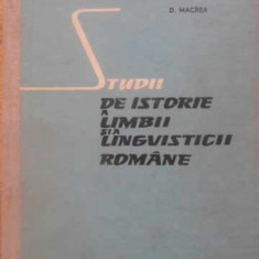 STUDII DE ISTORIE A LIMBII SI A LINGVISTICII ROMANE-D. MACREA