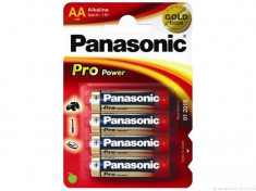 Baterie Panasonic Pro Power Alkaline LR6 AA Blister 4 buc foto