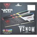 Memorie RAM Patriot Memory Viper Venom 32GB (2x16GB), DDR5, 6000Mhz, PC5-48000U, DIMM, CL30, Dual Kit, PVVR532G600C30K, Intel XPM 3.0, 1.35V, 288-pin,