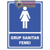 Semn pentru grup sanitar femei