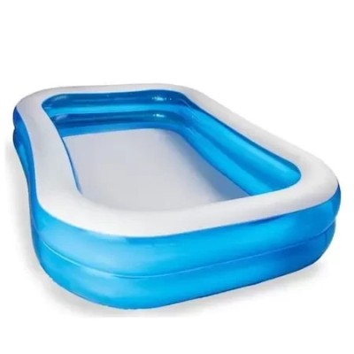 Piscina gonflabila Family Pool 201 x 150 x 51 cm cu 2 inele, dreptunghiulara XXL foto
