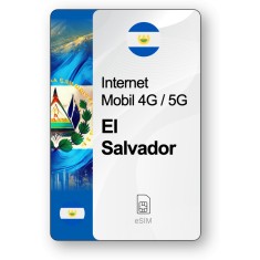 eSIM Internet El Salvador, valabil 7 zile, trafic 1 GB, Standard