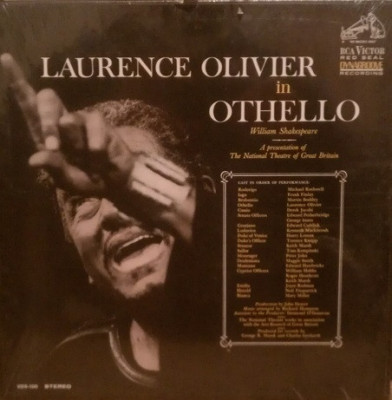 EDITIE CARTONATA 4XLP Laurence Olivier &amp;ndash; Othello (EX) foto