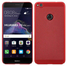 Husa Huawei P9 Lite 2017 Perforat Rosu foto