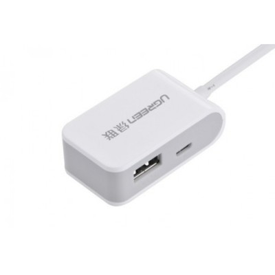 Cablu micro USB OTG 2 porturi specializat pentru telefoane mobile foto