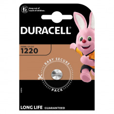 Baterie Litiu 3V CR1220 36mAh, Dimensiuni 12 x 20 mm DuraCell Blister 1 foto