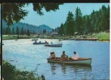 CPI B12465 CARTE POSTALA - POIANA BRASOV. LACUL, BARCA, Circulata, Fotografie