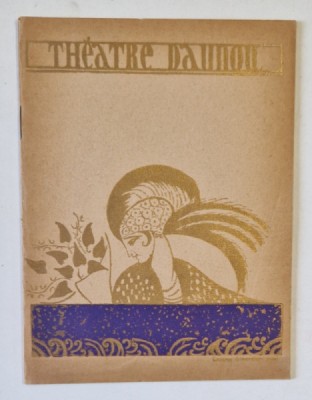 THEATRE DAUNOU , CAIET - PROGRAM . SAISON 1929 -1930 foto
