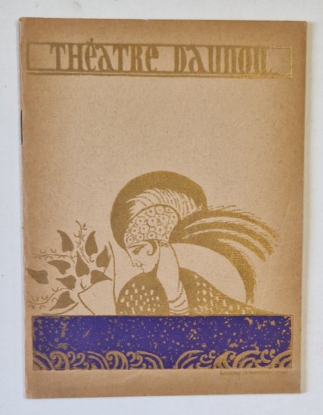 THEATRE DAUNOU , CAIET - PROGRAM . SAISON 1929 -1930