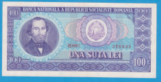 (2) BANCNOTA ROMANIA - 100 LEI 1966, PORTRET NICOLAE BALCESCU. STARE FOARTE BUNA foto