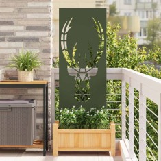 vidaXL Panou Decorativ de Grădină Olivengr&oslash;nn 50 x 140 cm