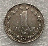 P3. Iugoslavia 1 dinar 1965 **