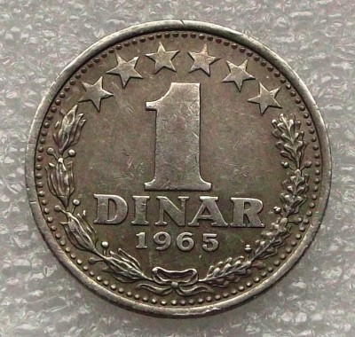 P3. Iugoslavia 1 dinar 1965 ** foto
