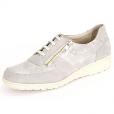 Pantofi Femei Solidus Kate 012 29012 80252 Grey Sportvelour Marley 2901280252 foto