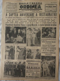Ziarul Ordinea, 8 Iun. 1937; Nr. festiv, cea de-a 7-a aniversare a Restauratiei