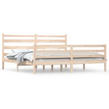 Cumpara ieftin Cadru de pat, 200x200 cm, lemn masiv de pin