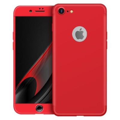 Husa GloMax FullBody Rosu pentru Apple iPhone 8 Plus cu folie de sticla inclusa foto
