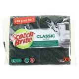 Burete pentru bucatarie Scotch-Brite Classic, verde + galben, 4 buc / set