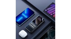 Baterie externă Joyroom 22.5W 10000mAh PD QC3.0 AFC negru (JR-QP191) cu personalizare logo.
