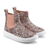 Ghete Fete Bibi Glam Glitter Rose 38 EU, Roz, BIBI Shoes