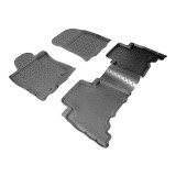 Set de 5 covorase cauciuc 3D stil tavita premium pentru Toyota Land Cruiser J15 2009-2013, Recambo