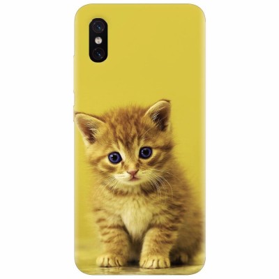 Husa silicon pentru Xiaomi Mi 8 Pro, Baby Kitten foto