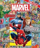 Marvel - Avengers, Guardians of the Galaxy, and Spider-Man Look and Find Activity Book - Characters from Avengers Endgame Included - Pi Kids