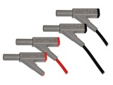 Cablu de Măsurare Peaktech P 7025, 16A, 0.95m, Set 2 Bucăți, Mufa Banana 4mm, CAT III 1000V