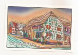 FA121 -Carte Postala - FRANTA - Waldighoffen. Le maison natala du poaete Nathan Katz , necirculata 1992