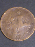 5 centimes 900 (1900) varietate (eroare), Franta, (poze), Europa