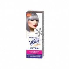 Vopsea de par semipermanenta, Trendy Cream Ultra, Venita, Nr. 15, Dark Silver