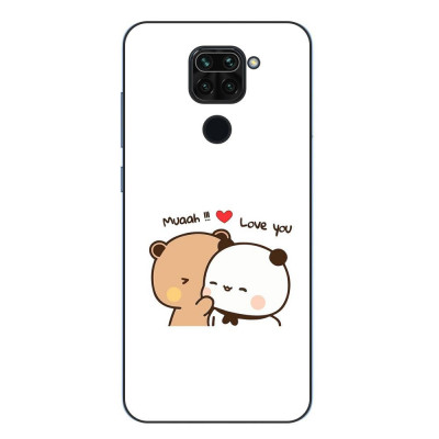 Husa compatibila cu Xiaomi Redmi Note 9 Silicon Gel Tpu Model Bubu Dudu Muaah Love You foto
