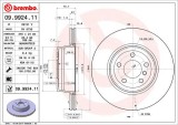 BREMBO 09.9924.11 PRIME LINE - UV Coated Disc frana