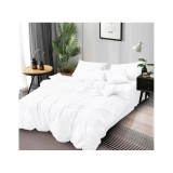 Cumpara ieftin Lenjerie de pat dublu Bumbac Damasc 6 Piese, Alb - PUC161