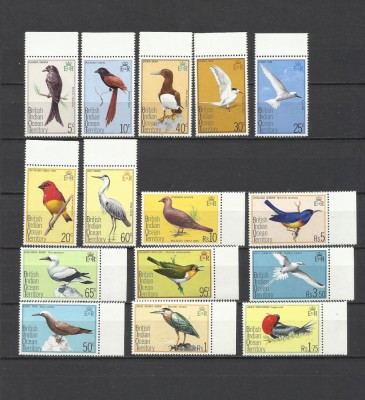 BRITISH INDIAN OCEAN TERRITORY 1975 FAUNA PASARI foto