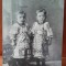 Fotografie tip carte postala, 2 fetite, una cu Numele Carmen iar cealalata cu numele Sylva, 1907