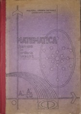 Matematica Aplicata in Artileria Terestra, Virginia Selegean, 1981 (Scoala de Ofiteri, Armata Romana, Carte militara)