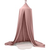 Baldachin suspendat tip cort 70x290 cm, decor camera copii, cu set montaj, roz Household NewTrend