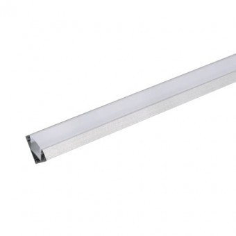 PROFIL ALUMINIU PENTRU BANDA LED 2M 19MM X 19MM MAT foto