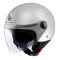 Casca open face pentru scuter - motocicleta MT Street S A0 alb lucios &ndash; omologare noua ECE 22.06 S (55/56cm)