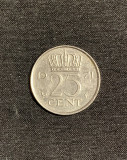 Moneda 25 cenți 1971 Olanda