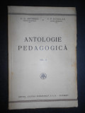 G. G. Antonescu - Antologie Pedagogica Volumul 2 (1939, prima editie)