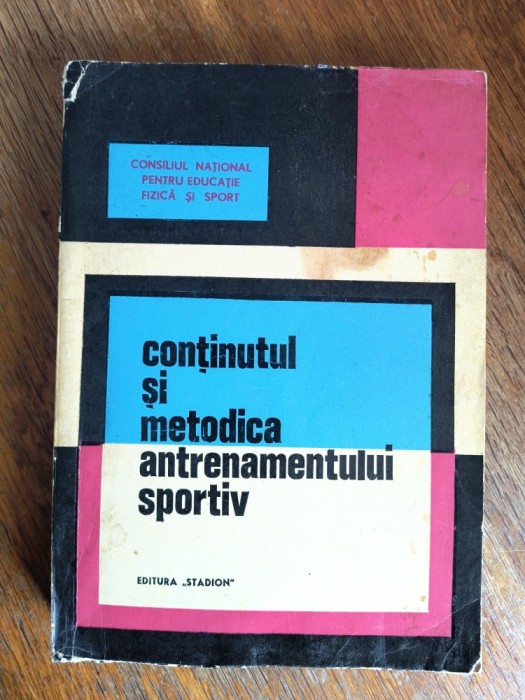 Continutul si metodica antrenamentului sportiv / R4P2S
