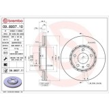 Set disc frana Nissan Primastar Autobus (X83) 03.01-, Primastar Box (X83) 09.02-, Primastar Platform / Chassis (X83) 07.02-; Opel Vivaro A Box (X83), BREMBO
