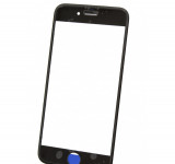 Geam sticla + OCA iPhone 8 Plus + RAMA + OCA + Polarizator, Black