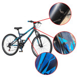 Cumpara ieftin Bicicleta MTB 26 inch, 18 viteze schimbator Shimano, V-Brake, amortizoare, Explorer albastru, RESIGILAT